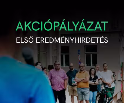 akciópályázat első eredményhirdetés