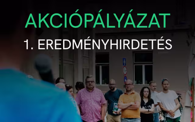 akciópályázat 1. eredményhirdetés